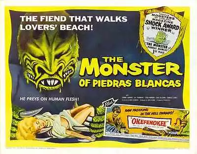 Combo Monster Of Piedras Blancas Poster 03 Metal Sign A4 12x8 Aluminium • $31.07
