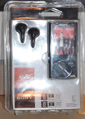 Sony 8GB E Series Walkman Video MP3 Player Black New NWZ-E344 • $99.99