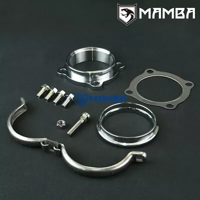 $89 • Buy MAMBA Garrett GT30R GT35R 4 Bolt Turbo Down Pipe To 3  V-band Flange Adapter