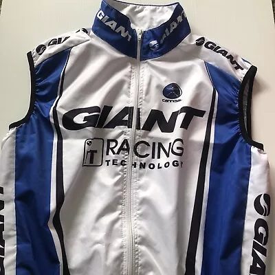 Cannibal Giant Cycling Jersey White/Blue SIZE LARGE EUC • $34