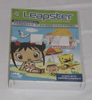 LEAP FROG LEAPSTER 1 & 2 LEARNING GAME Nickelodeon NIHAO KAI-LAN Beach Day NEW • $13.50