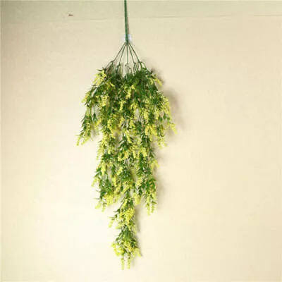 Artificial Ivy Hanging 5.9ft Vine Cherry Flower Fake Blossom Rattan Home Garland • £6.49