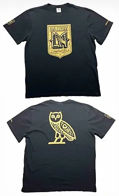 LAFC X Octobers Very Own X Mister Cartoon Black Graphic T-Shirt SOLD OUT Size L • $45