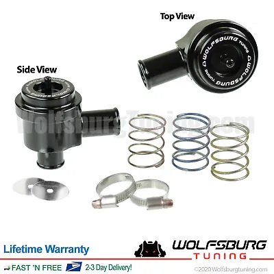 VW Audi Billet 1.8T 2.7T Diverter Valve BOV Black MK4 Jetta GTI GLI S4 97-06 • $49.98