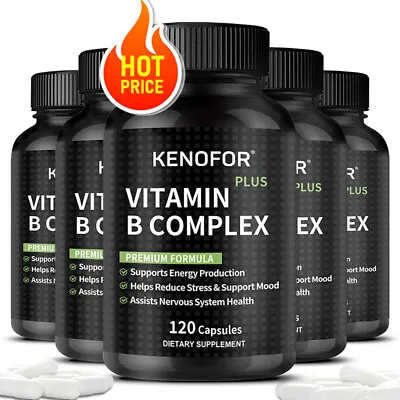 Vitamin B Complex B1 B2 B3 B5 B6 B12 Supports Energy Level 30 To 120 Capsules • $8.22