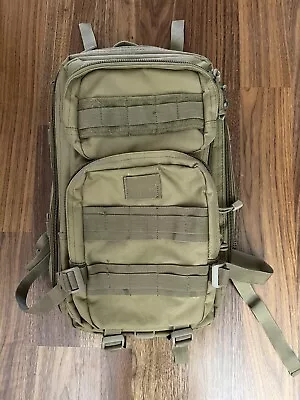 Tactical Backpack Military Laptop Pockets Mil Spec Hook And Loop Drab Olive • $49.99
