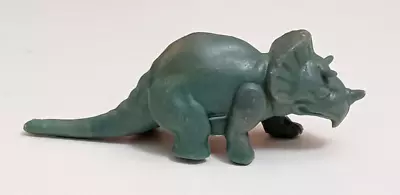 Nabisco Dinosaur Triceratops Green Marbled Plastic Vintage 1960s Frito Lay • $10.99