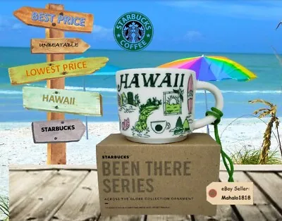 $18 • Buy 🌺NEW Starbucks BEENTHERE HAWAII 2oz Ornament Demitasse Espresso Mini Mug 