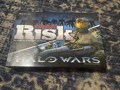 Halo Wars Risk Collector's Edition Strategy Conquest Board Game Hasbro 2009 • $50