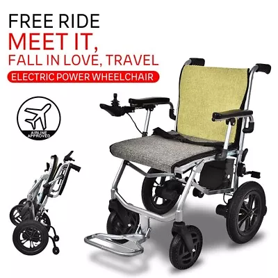 Folding Electric Power Wheelchair Lightweight Medical Mobility Aid Motorized Umh • $649.99