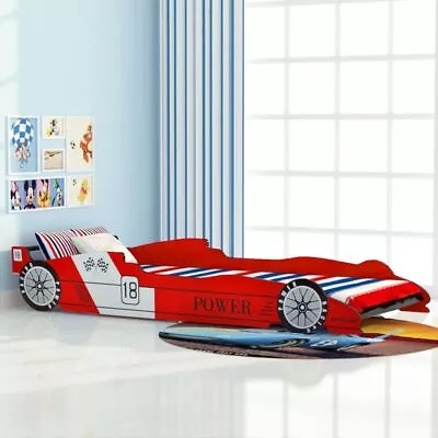 Children's Race Car Bed Wood Frame Racing Bed Frame Kids Children Teens Bed • £153.32