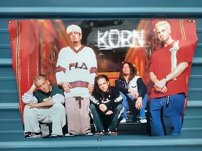 Original 1999 KORN Rock Band Vintage Poster 24 X 34. Pyramid Brand. England. NOS • $51.19