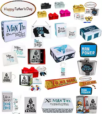 £8.98 • Buy Gifts For Him Man Tin Hip Flask Coaster Birthday Present For Birthday Christmas