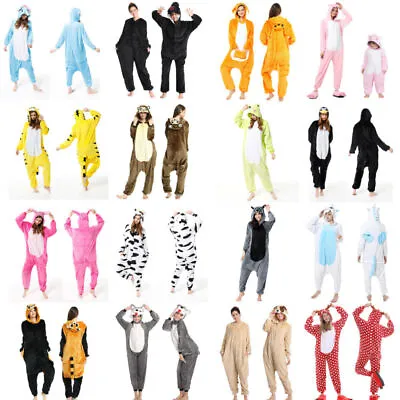 $35.71 • Buy Kigurumi Pajamas Adult Jumpsuit Sleepwear Anime Halloween Xmas Cosplay Costume 