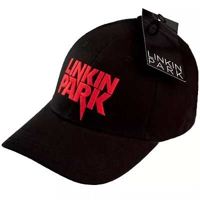 Linkin Park - Red Embroidered Logo Official Licensed Baseball Cap • £19.99
