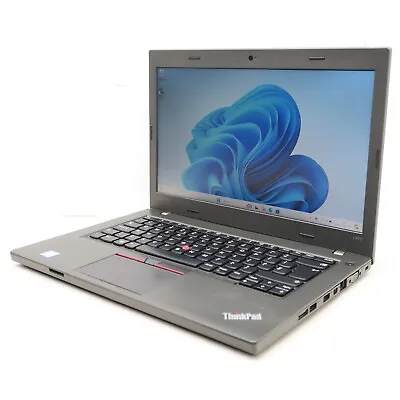 Lenovo ThinkPad L470 Windows 11 14  Laptop Intel I5 6200U 2.3GHz 8GB 256GB SSD • £109.99