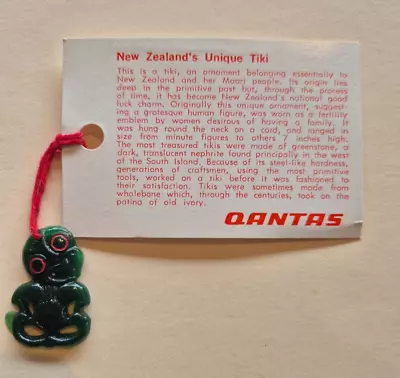 Carded Qantas Tiki  1980''s • $11.58