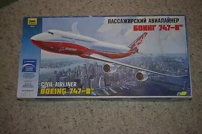 ZVEZDA  BOEING 747-8 TM Civil Airliner         1/144 Scale • $85