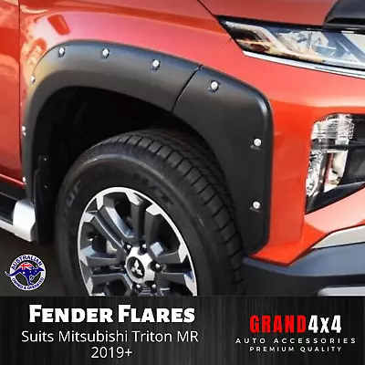 Fender Flares Wheel Arch Cover Textured Black For Mitsubishi Triton MR 2019+  • $299