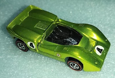 Hot Wheels Redline McLaren M6A Lime 1969 USA - All Original - • $95