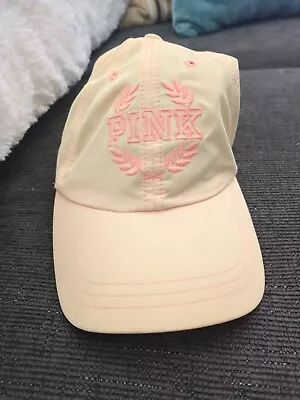 Victoria’s Secret PINK Adjustable Baseball Cap/Hat Peach O/S • $25