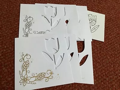 Tulip Iris Folding Kit Gold Silver Foiled Panels X 6 Limited Edition + Pattern • £3