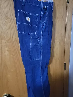 Carhartt FR Carpenter's Jeans Men's Size 54x30 #290-83 Used GOOD CONDITION • $28