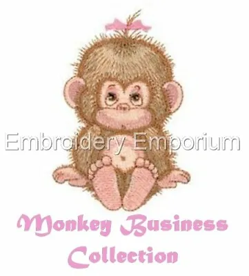 Monkey Business Collection - Machine Embroidery Designs On Usb • $24.78