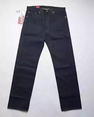 LVC Levis Vintage Clothing Big E 501 XX 1955 Raw Selvedge Denim Jeans 32X34 USA • $393
