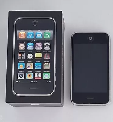 Apple 3rd Gen IPhone 3GS - 16GB - Black A1303 (GSM) MC131B/A Original Box #e • £17.95