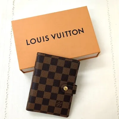 Louis Vuitton Agenda PM Damier Ebene Notebook Cover Made Spain R20700 From Japan • £220.87