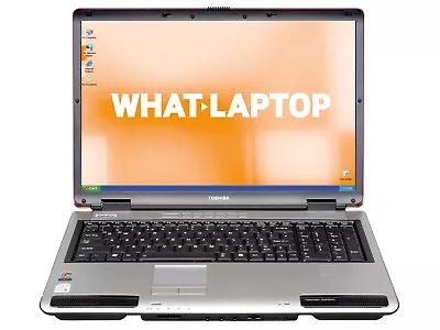 Grade A Retro Toshiba P100 Laptop Intel Core Duo 17.1 Screen 500GB Windows 7 Pro • £219.99