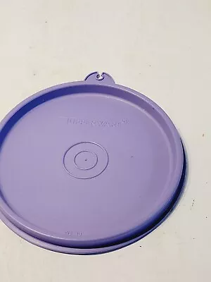 Vintage Tupperware 215-48 Purple Lid ONLY4 1/2  • $5