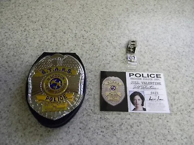 Resident Evil Raccoon Police Jill Valentine Rpd S.t.a.r.s. Badge And Id Badge • $59.50