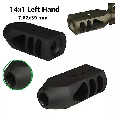 Tanker 14x1 Left Hand Thread Competition Muzzle Brake Low Concussion Compensator • $32.99