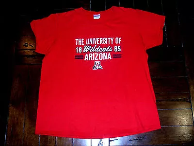 University Of Arizona Wildcats Women's Large T-Shirt Red Distressed Style U Of A • $6