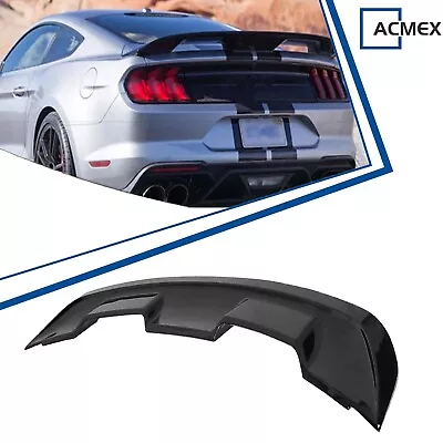 For 2015-2024 Ford Mustang GT500 GT350 2 Door Trunk Spoiler Wing Matte Black • $63.99