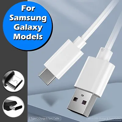 £2.49 • Buy For Samsung A10 A12 A20 A22 A30 A33 A50 A53 A73 5G USB Charger Charging Cable