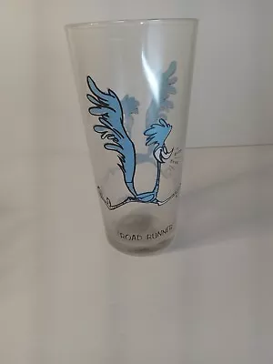 Vintage 1973 ROAD RUNNER Pepsi Glass Collector Series Warner Bros Looney Tunes • $10.99