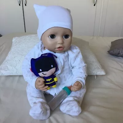 Baby Annabell Boy Doll. 18ins Baby Doll With Toy And Bottle • £23.50