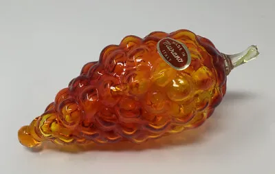 Murano Italy Amberina Grape Bunch Blown Art Glass • $25