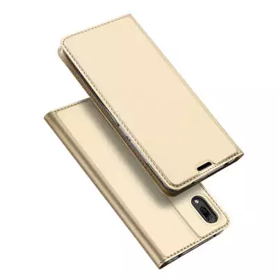 Huawei Y7 Pro 2019 Case Made With PU Leather + TPU - Gold • $18.98