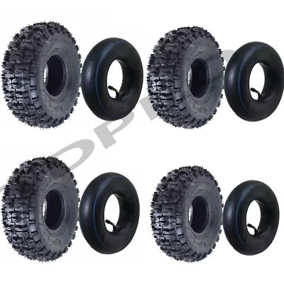 4.10/3.50-4 Tyres Tubes Fit 4  Inch Rim Wheelbarrow Trolley ATV Quad Bike Mower • $18.47