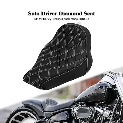 Front Motorcycle Solo Driver Seat Fit For Harley Short Fender Fatboy Breakout • $108.99