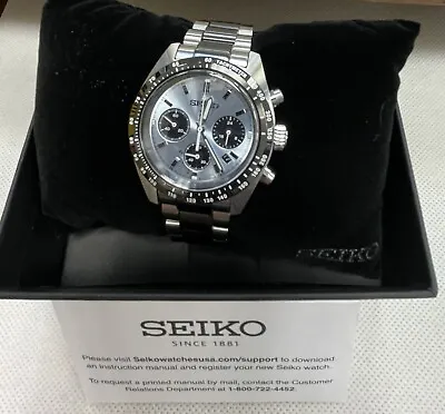 Seiko Prospex Solar Men's Watch Speedtimer SSC909 39mm Limited Edition NWT • $449.49