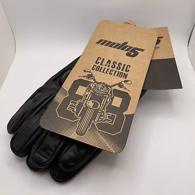 Moto5 Full Finger Leather Motorcycle Gloves For Men & Women Touch Screen • $25