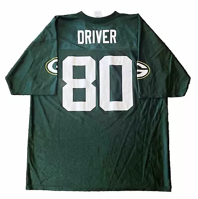 Vintage Green Bay Packers Donald Driver #80 NFL Jersey Size XL • $19.95