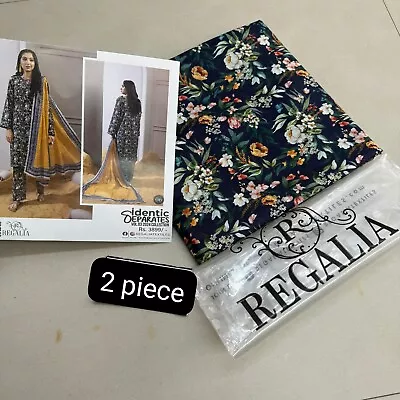 Regalia Original Brand Ladies Lawn 2Piece Suit Asian Pakistani Clothes • £17.99