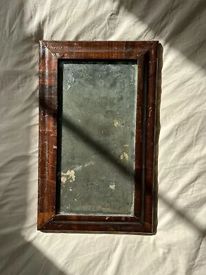 £295 • Buy 17th Century Walnut Cushion Mirror, Original Glass, English, Baroque Antique.