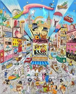 Charles Fazzino Bill Hanna Broadway Toons Original 3D Art Signed 255/400 • $5850